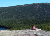 hiking on Mt. Desert Island
